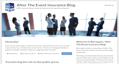 Desktop Screenshot of aftertheeventinsuranceblog.co.uk